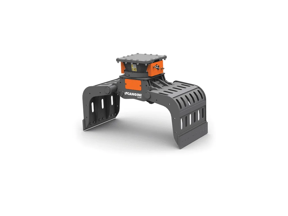 Pince de tri Cangini Benne pour mini-pelle, visuel officiel constructeur
