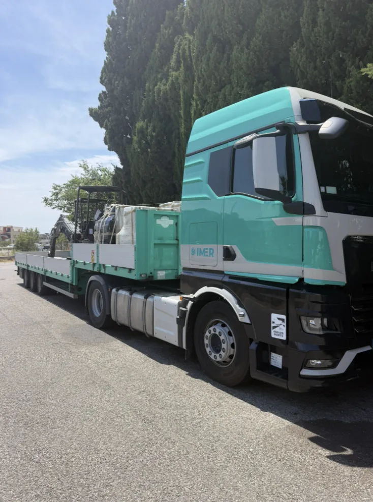 Transport d'engin TP dans le Var