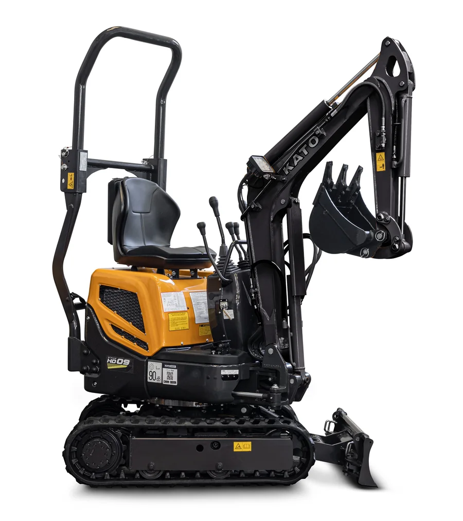 Mini-pelle neuve KATO IMER HD09VXE, ≈ 0,9 t, visuel officiel constructeur