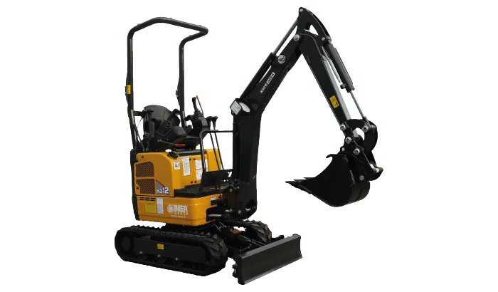 Mini-pelle neuve KATO IMER HD12VXE, ≈ 1,2 t, visuel officiel constructeur