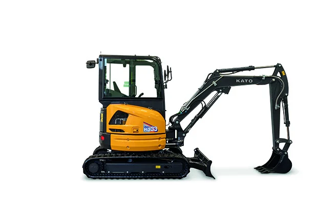 Mini-pelle neuve KATO IMER HD33V5, ≈ 3,3 t, visuel officiel constructeur